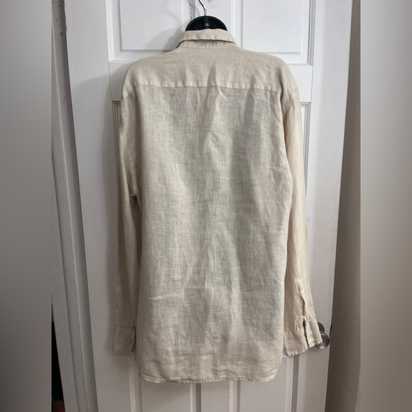 Victor Victoria women’s button down linen shirt Made in Italy - Picture 3 of 11